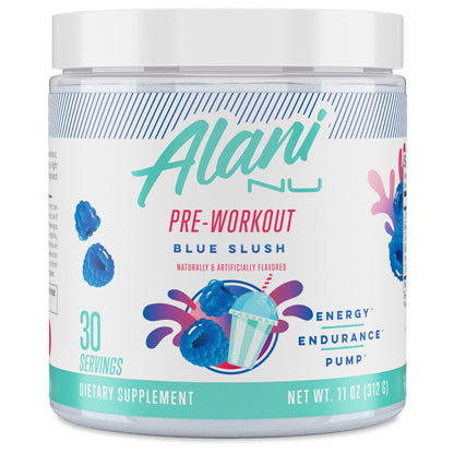 Alani Nu Pre Workout Powder Hawaiian Shaved ICE, Amino Energy Boost, Endurance Supplement, Sugar Free, 200mg Caffeine, L-Theanine, Beta-Alanine, L-Citrulline, 30 Servings Nirvana Guru