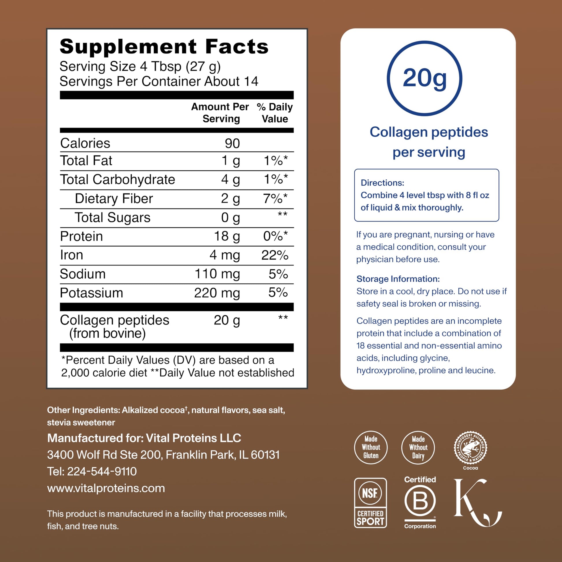 Vital Proteins Collagen Peptides Powder - Supports Hair, Nail, Skin, Bone & Joint Health, Unflavored, Collagen Protein 9.33 OZ - Nirvana Guru