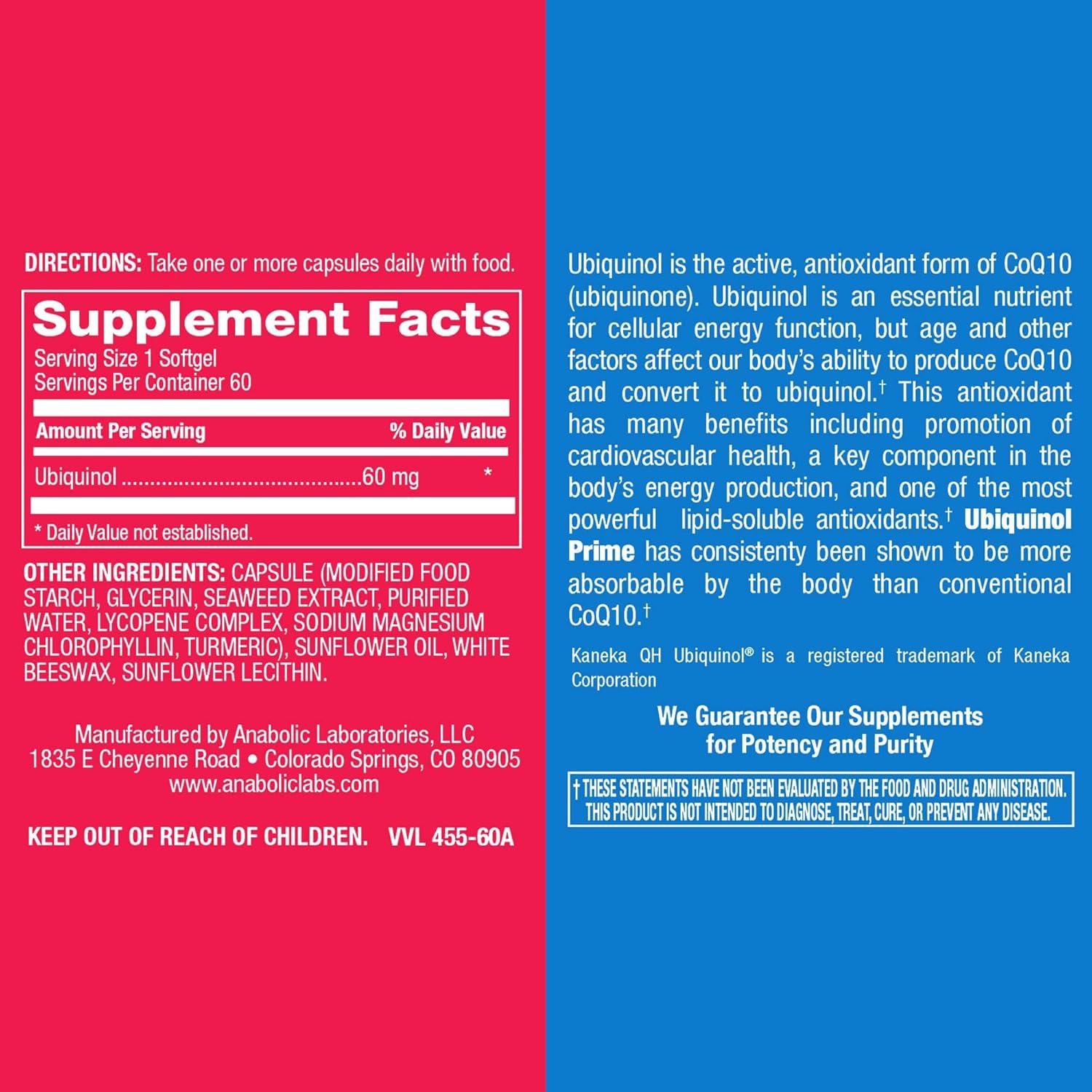 Ultra Absorption Ubiquinol CoQ10 Supplement - Coenzyme Q10 Supplement for Heart Immune Energy Cellular & Brain Support - Vegetarian Non-GMO & Made in The USA in cGMP Facilities - 60 Servings Nirvana Guru