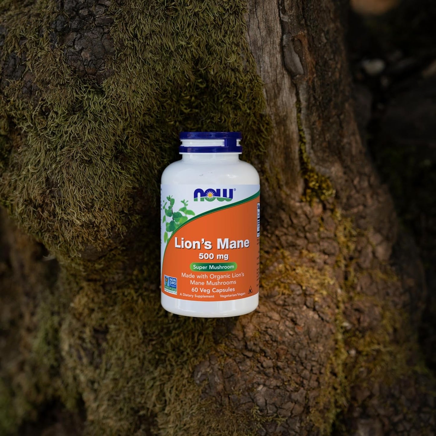 NOW Foods Supplements, Lion's Mane 500 mg, Super Mushroom, Made with Organic Lion's Mane Mushrooms, 60 Veg Capsules - Nirvana Guru