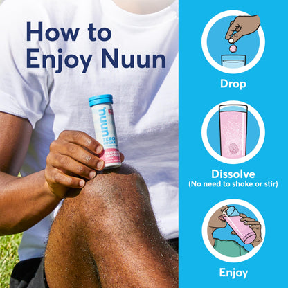 Nuun Energy Electrolyte Tablets with Ginseng, Caffeine from Green Tea Extract, Vitamin B12, B6, B5, Magnesium & 4 Other Electrolytes, Gluten Free & Vegan, Tropical Punch, 8 Pack (80 Servings Total) Nirvana Guru