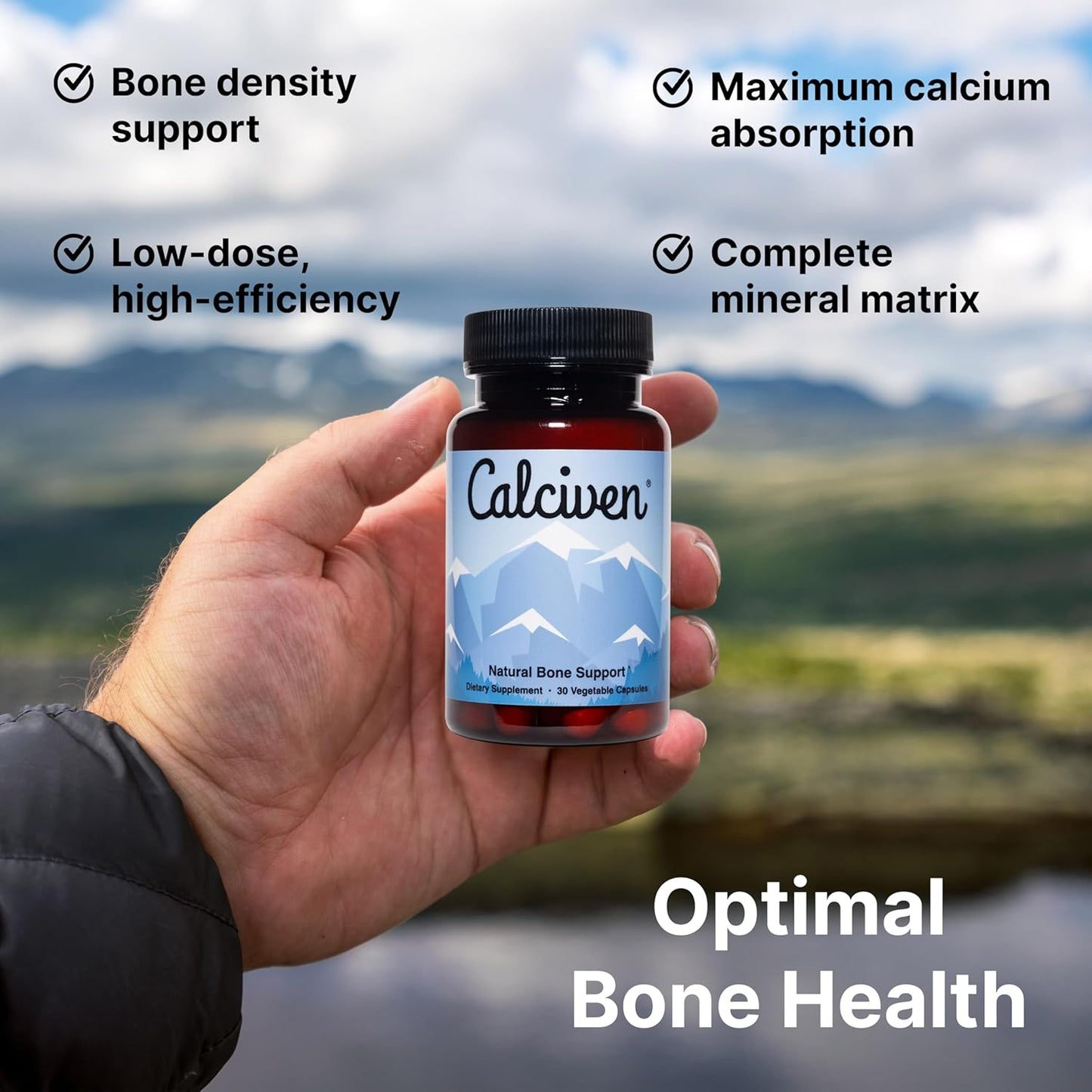 Natural Bone Support Supplement - Non-GMO, Gluten-Free Nirvana Guru