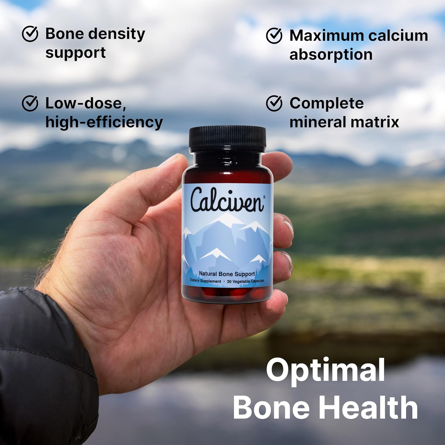 Natural Bone Support Supplement - Non-GMO, Gluten-Free Nirvana Guru