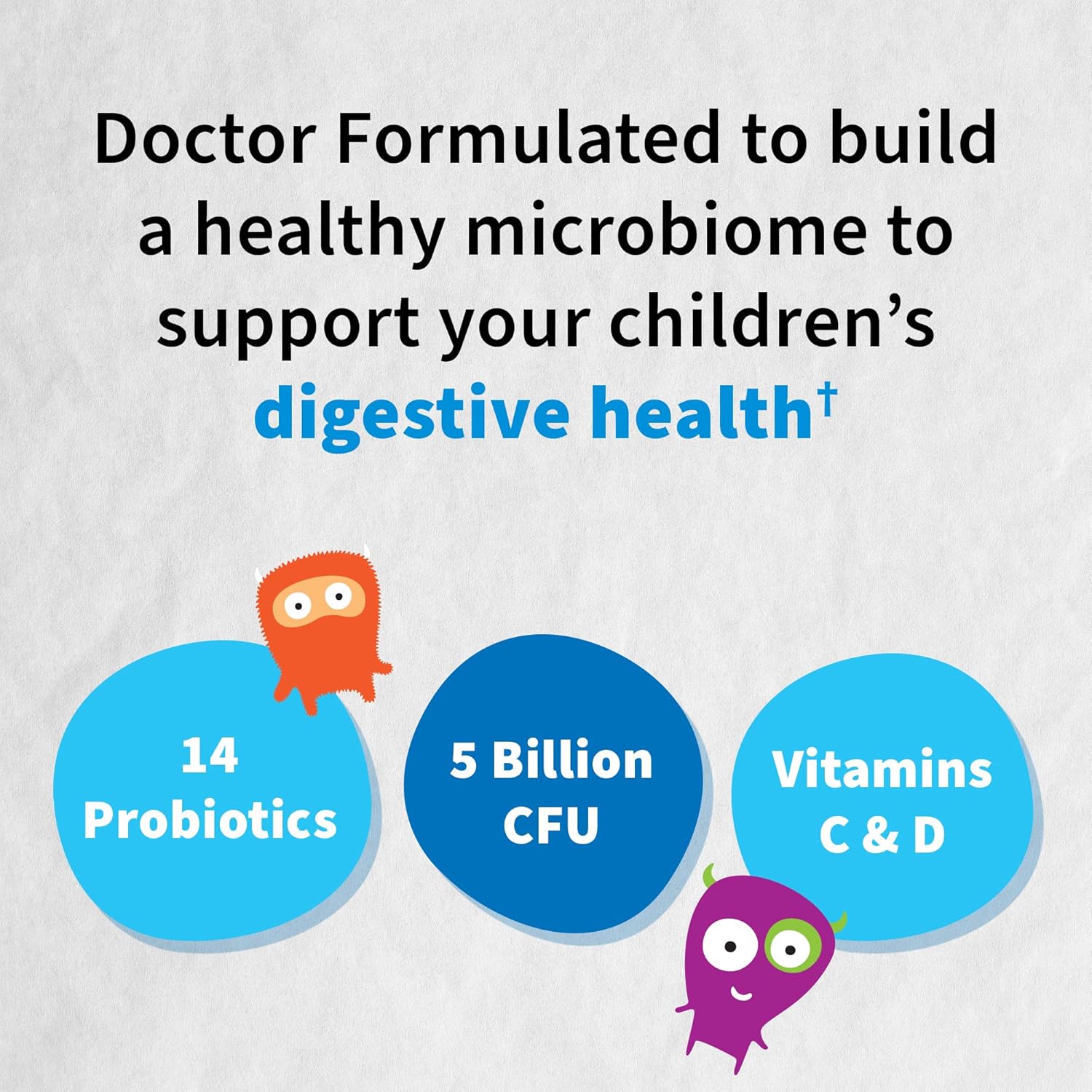 Garden of Life Dr. Formulated Probiotics Organic Kids+ Plus Vitamin C & D - Berry Cherry - Gluten, Dairy & Soy Free Immune & Digestive Health Supplement, No Added Sugar, 30 Chewables (Shelf Stable) - Nirvana Guru
