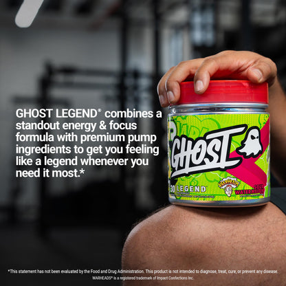 GHOST Legend Pre-Workout Powder, Blue Raspberry - 30 Servings – Pre-Workout for Men & Women with Choline, L-Citrulline, & Beta Alanine for Energy & Focus Nirvana Guru