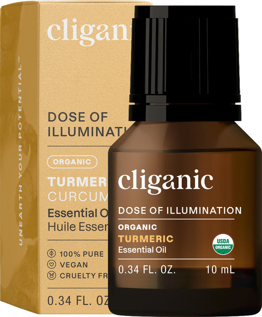 Cliganic Organic Lavender Essential Oil - 100% Pure Natural Undiluted, for Aromatherapy Diffuser | Non-GMO Verified (Packaging May Vary)