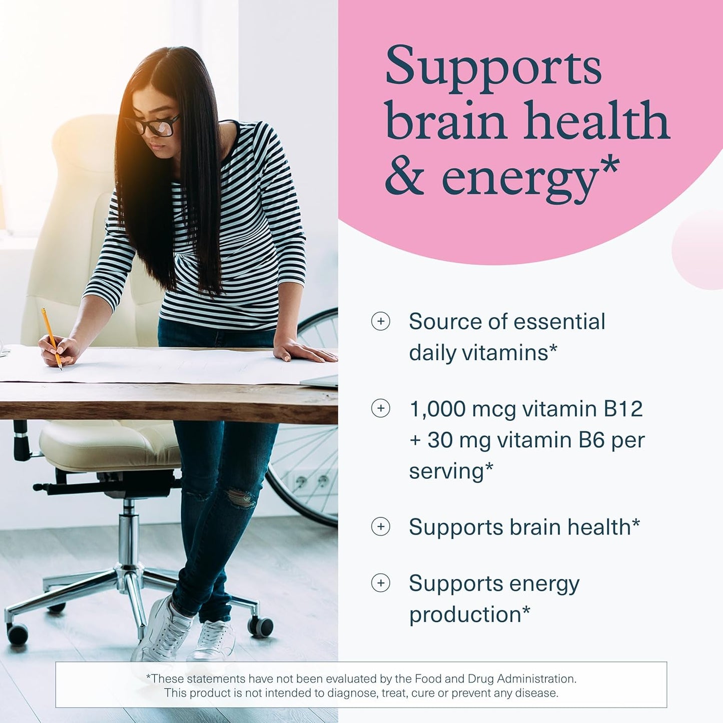 Youtheory B12B6 - Vegan Vitamin B6 & Vitamin B12 - Offers Brain Health, Energy & Immunity Support* - Dairy, Soy & Gluten Free - 60 Vegetarian Capsules - Nirvana Guru