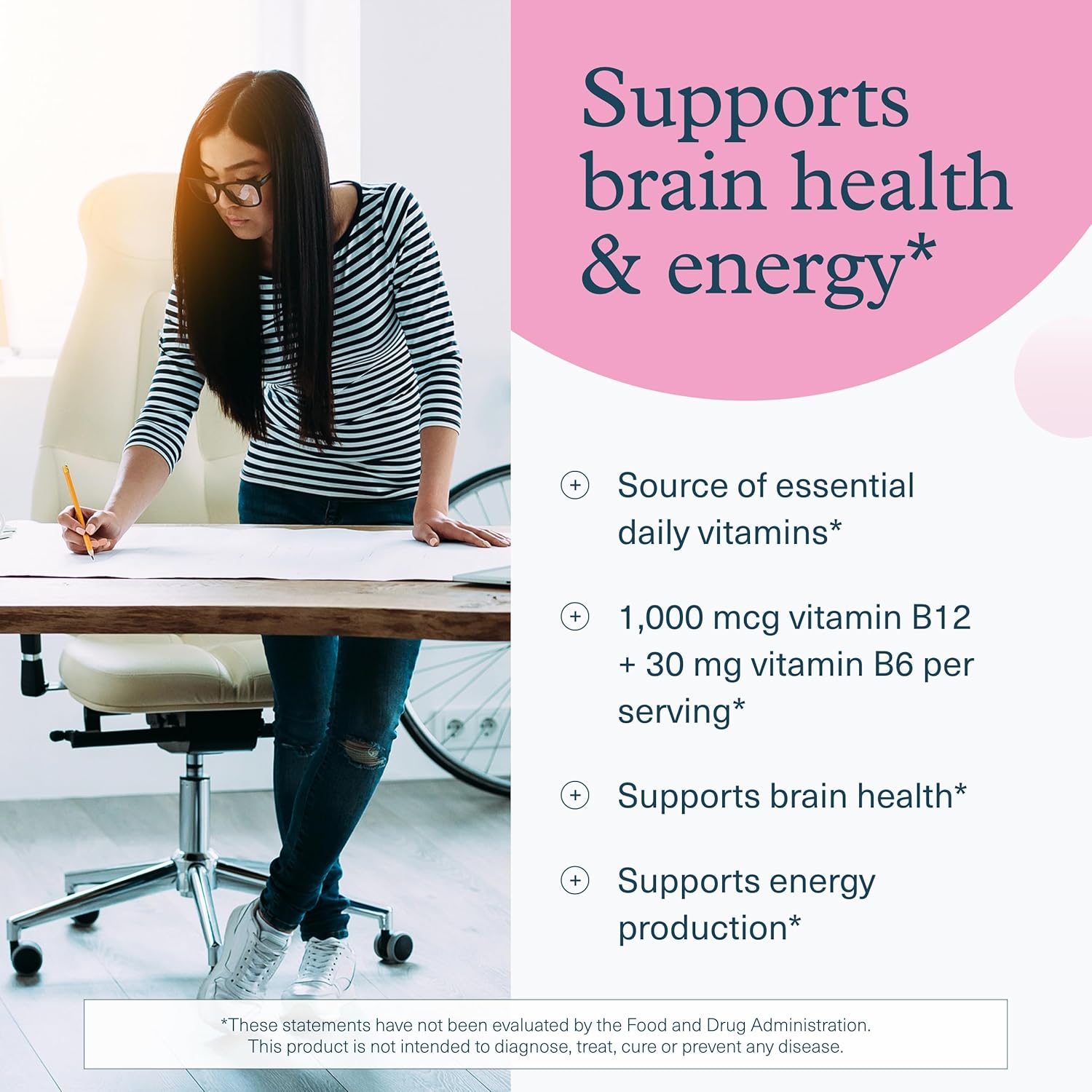 Youtheory B12B6 - Vegan Vitamin B6 & Vitamin B12 - Offers Brain Health, Energy & Immunity Support* - Dairy, Soy & Gluten Free - 60 Vegetarian Capsules - Nirvana Guru