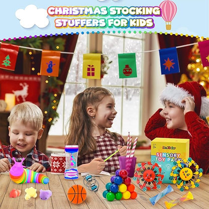 15Pack Fidget Toys Bulk for Adult Kid, Carnival Prizes Stress Anxiety Calm Down Sensory Autism ADHD Autistic Christmas Stocking Stuffer Gift Figette Classroom Treasure Box School Must Have Special Set nirvanaguru