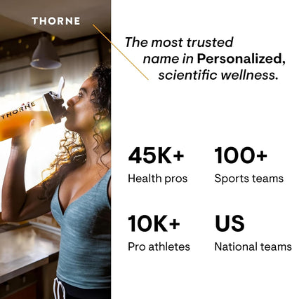 THORNE Magnesium CitraMate - Magnesium Supplement with Citrate-Malate - Support Heart, Skeletal Muscles, Cardiac, Lung Function, and Bone Density* - Gluten-Free, Dairy-Free, Soy-Free - 90 Capsules - Nirvana Guru