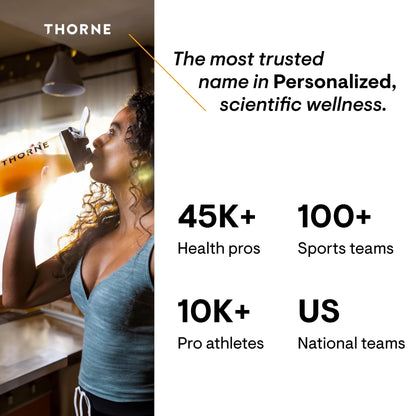THORNE Vitamin D3 Supplement - Supports Healthy Bones, Teeth, Muscles, Cardiovascular & Immune Function* - Gluten, Dairy & Soy-Free - 10,000 IU - 60 Capsules - Nirvana Guru