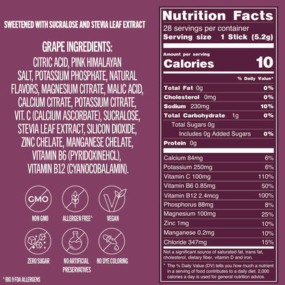 TREVI™ Sugar Free Electrolytes - Drink Mix Hydration Powder Packets - 28 Count - Variety Pack 1