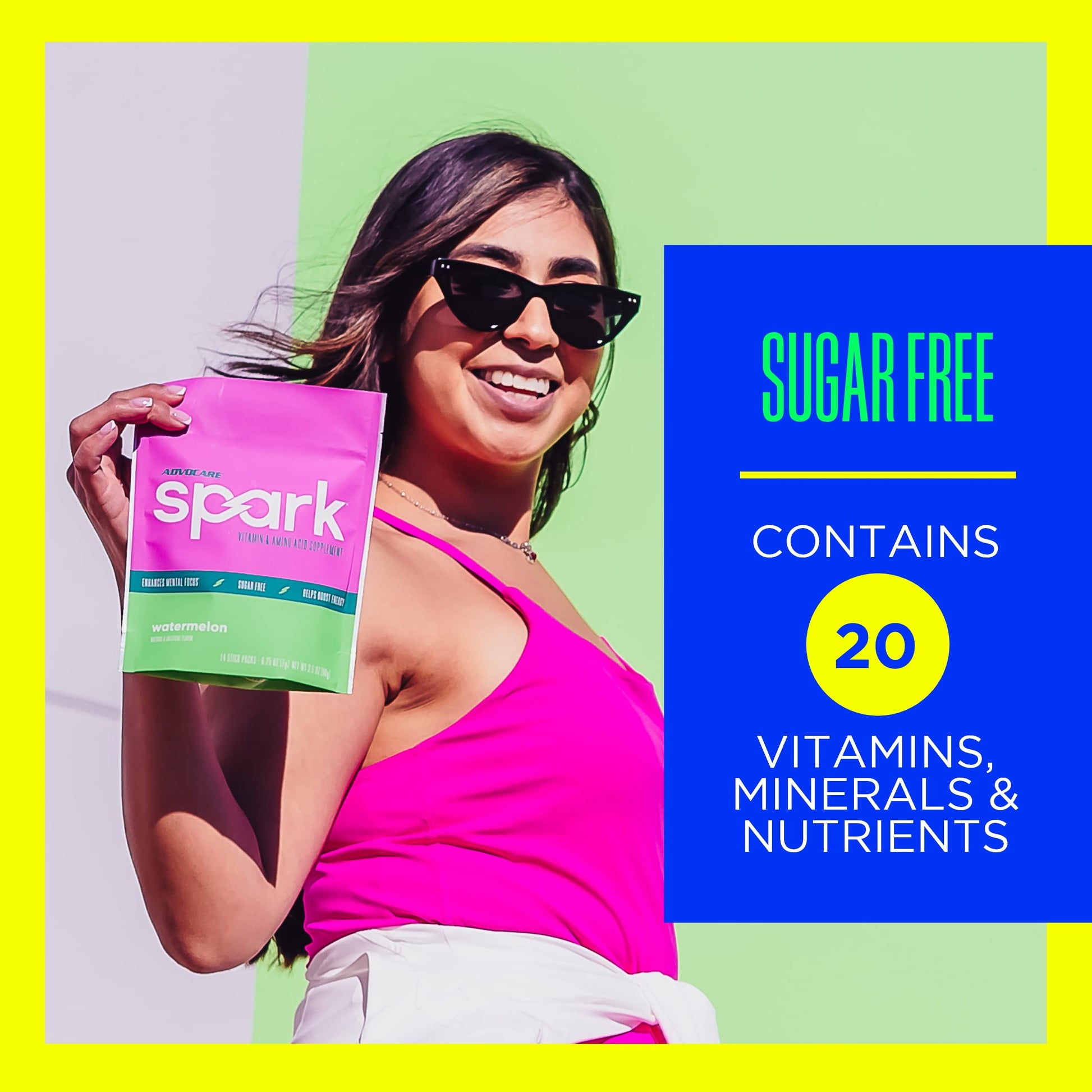 AdvoCare Spark Vitamin & Amino Acid Supplement - Focus & Energy Drink Powder Mix with Vitamin A, B-6, C & E - Also Includes L-Carnitine & L-Tyrosine - Fruit Punch - 10.5 oz Nirvana Guru