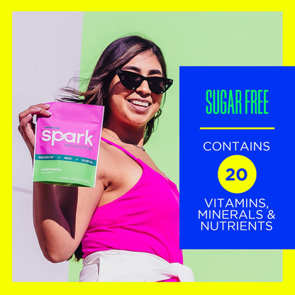 AdvoCare Spark Vitamin & Amino Acid Supplement - Focus & Energy Drink Powder Mix with Vitamin A, B-6, C & E - Also Includes L-Carnitine & L-Tyrosine - Fruit Punch - 10.5 oz Nirvana Guru