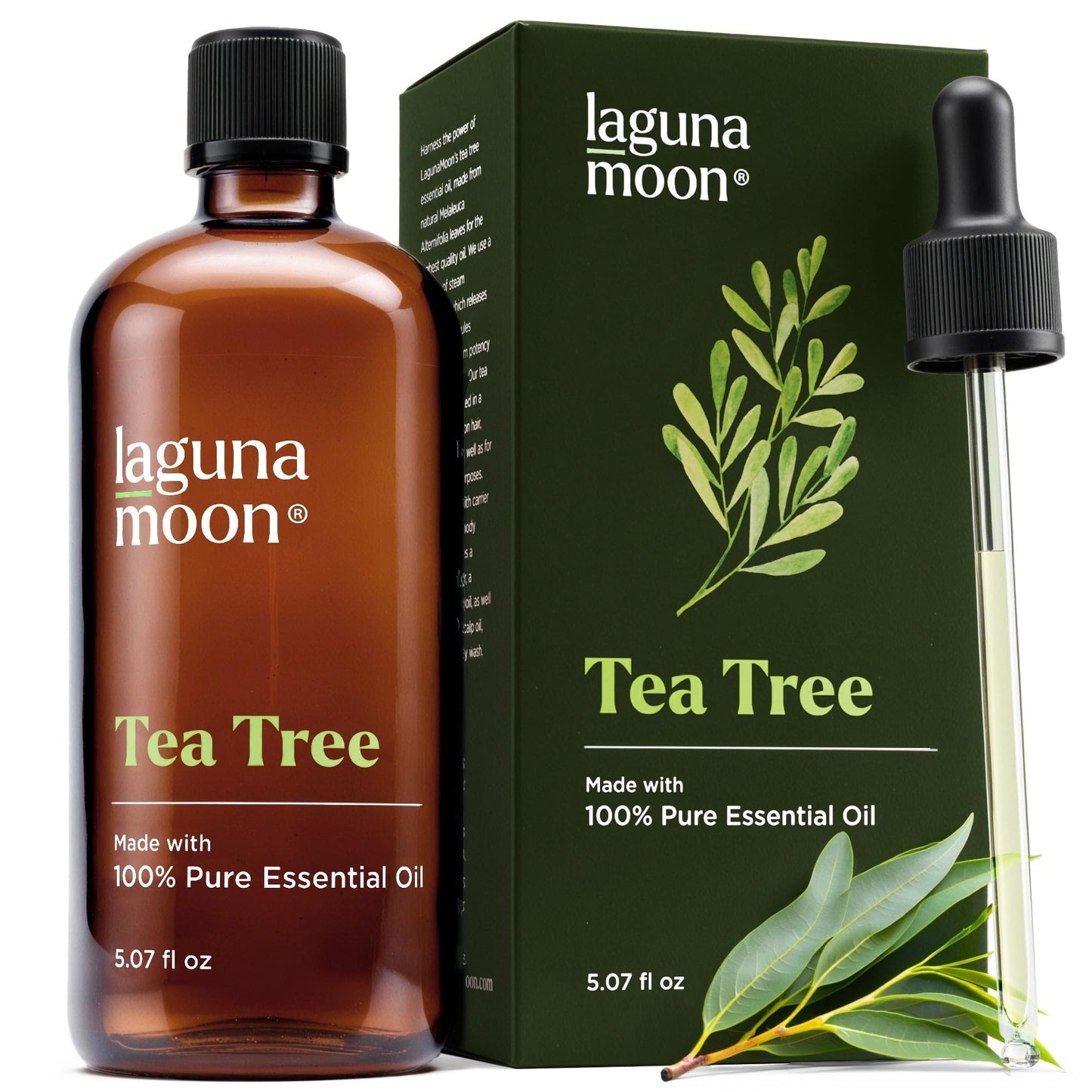 Lagunamoon Lavender Essential Oil - Pure Essential Oils for Diffusers, Humidifiers, Aromatherapy, Cars, Yoga, Home Essentials - Relaxing Fragrance Scents for Fresheners and Candle Making (150ml)