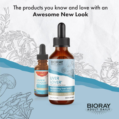 BIORAY Daily Liver Lover - 2 fl oz - Supports The Liver & Adrenals - Non-GMO, Vegan, Gluten Free Nirvana Guru