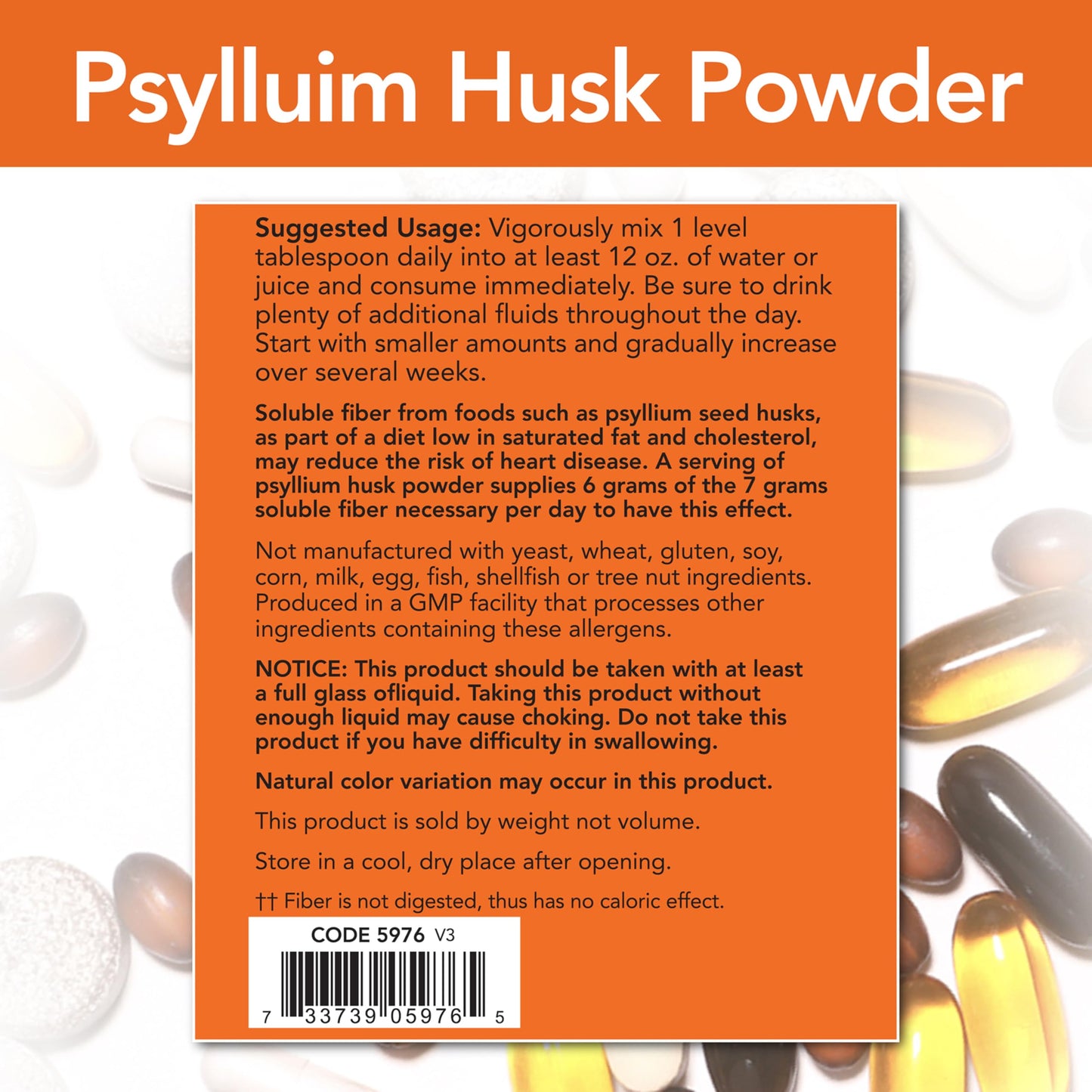 NOW Foods Supplements, Psyllium Husk Powder, Non-GMO Project Verified, Soluble Fiber, 24-Ounce - Nirvana Guru