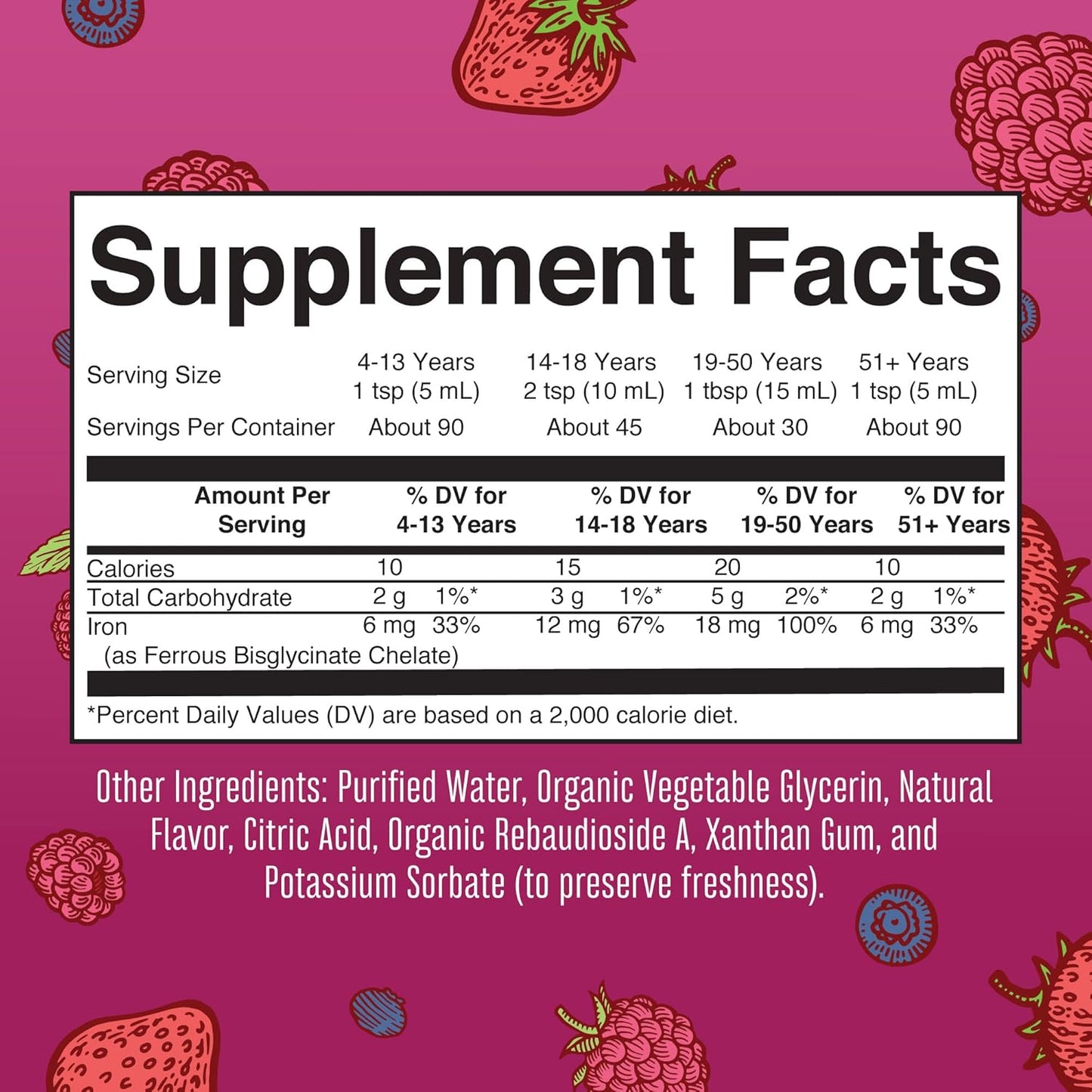MaryRuth Organics Iron Supplement for Women Men & Kids, Liquid Iron Supplement for Women Men & Kids, Iron for Healthy Blood & Oxygen, Ages 4 & Up, Sugar Free, Vegan, Non-GMO, Gluten Free, 15.22 Fl Oz - Nirvana Guru
