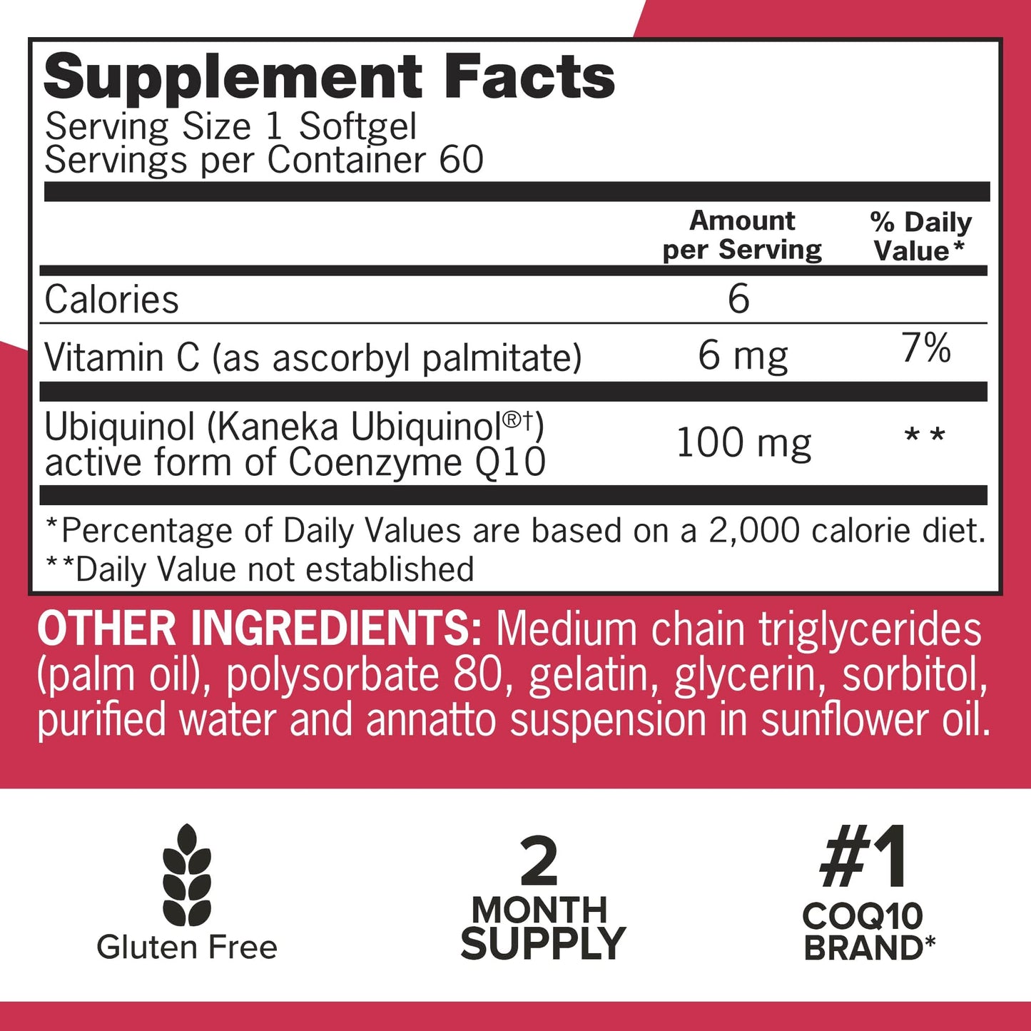 Qunol Mega Ubiquinol 100mg CoQ10, Superior Absorption, Patented Water and Fat Soluble Natural Supplement Form of Coenzyme Q10, Antioxidant for Heart Health, 100 Count Softgels Nirvana Guru