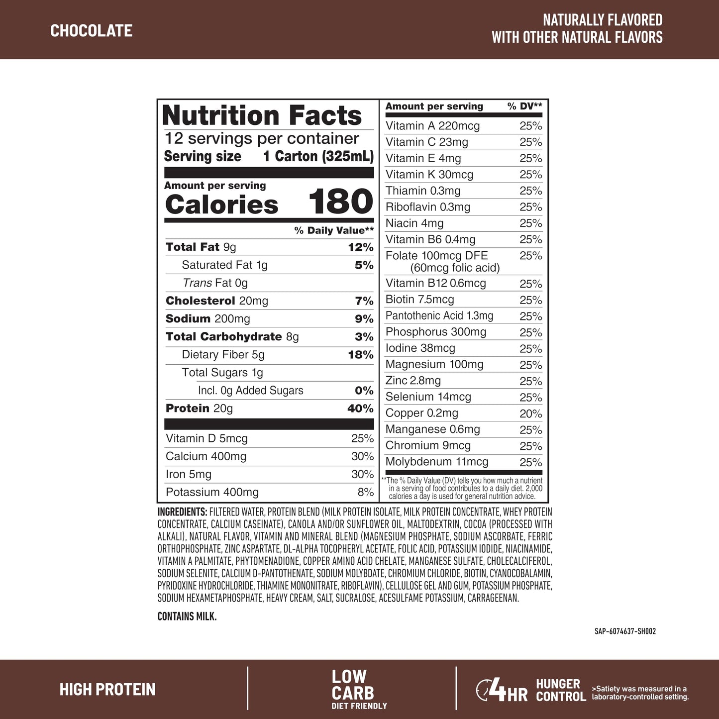SlimFast Protein Shake with Caffeine, Caramel Macchiato- 20g Protein, Meal Replacement Shakes, High Protein with Low Carb and Low Sugar, 24 Vitamins and Minerals, 12 Count (Pack of 1)