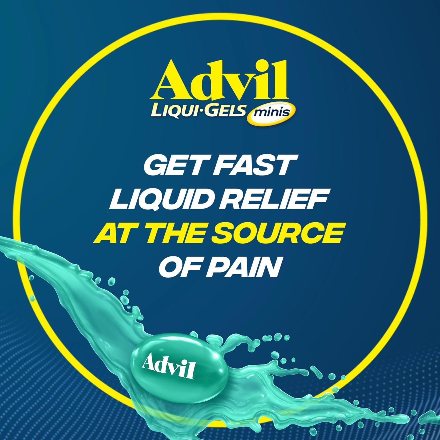 Advil Liqui-Gels minis Pain Reliever and Fever Reducer, Pain Medicine for Adults with Ibuprofen 200mg for Pain Relief - 200 Liquid Filled Capsules