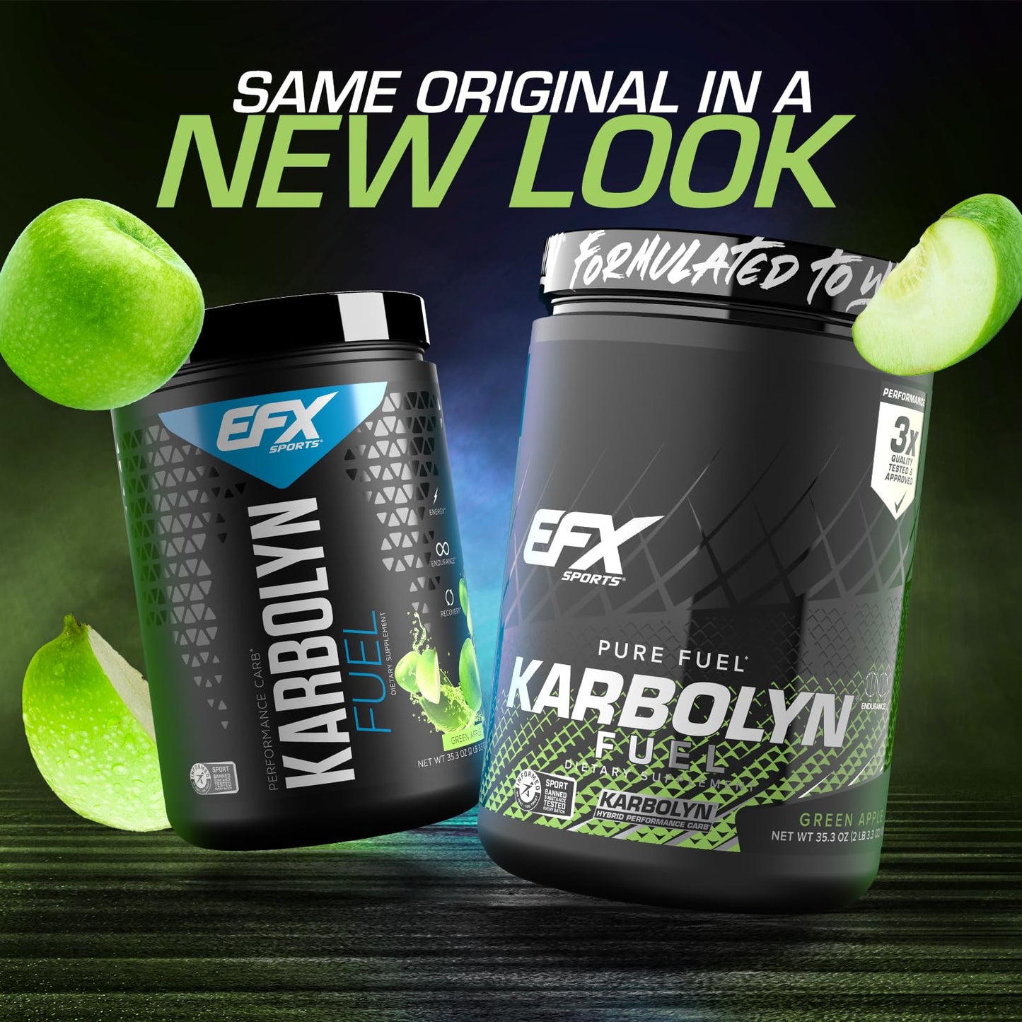 EFX Sports Karbolyn Fuel | Fast-Absorbing Carbohydrate Powder | Carb Load, Sustained Energy, Quick Recovery | Stimulant Free | 39 Servings (Neutral) Nirvana Guru