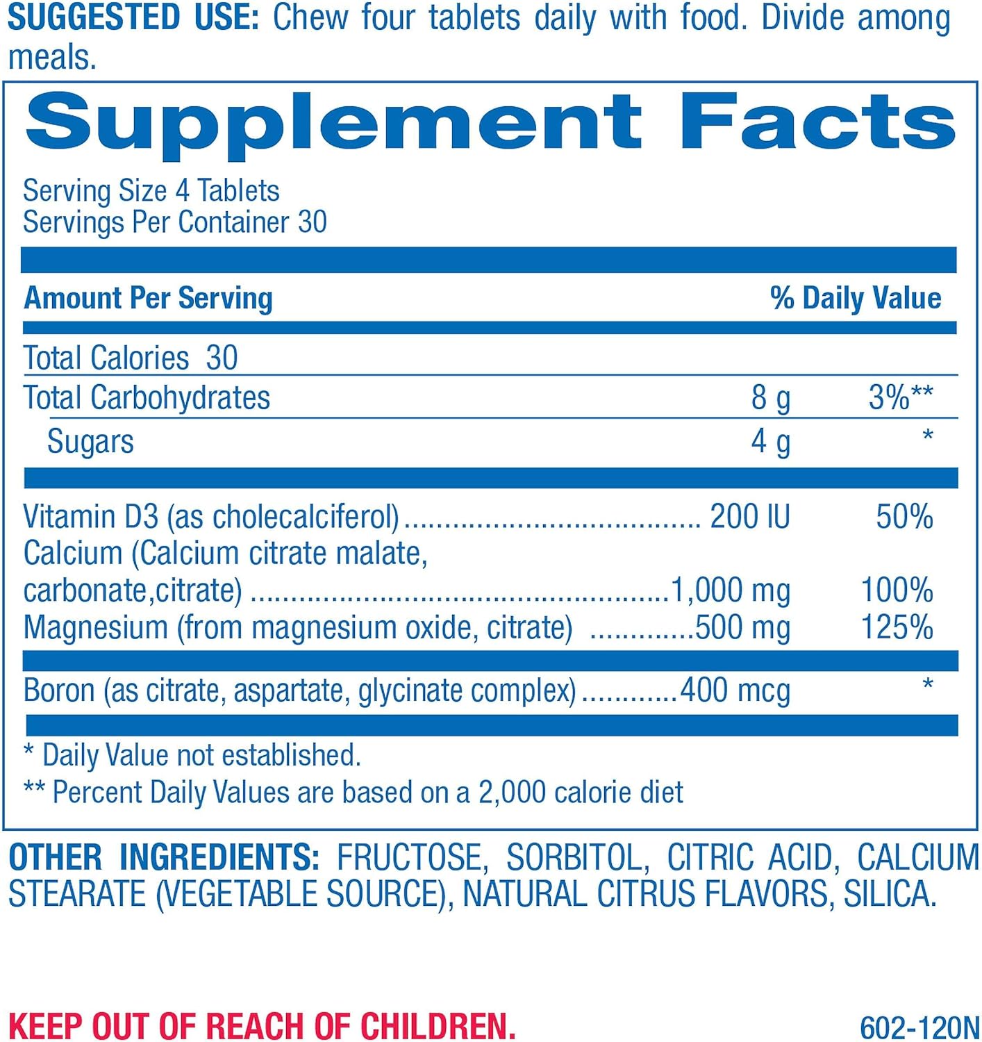 Chewable Calcium Supplement for Women - Clinical Bone Supplement with Chewable Calcium with Vitamin D Magnesium and Boron Complex for Bone Health & Strength Support - Made in The USA - 30 Servings Nirvana Guru