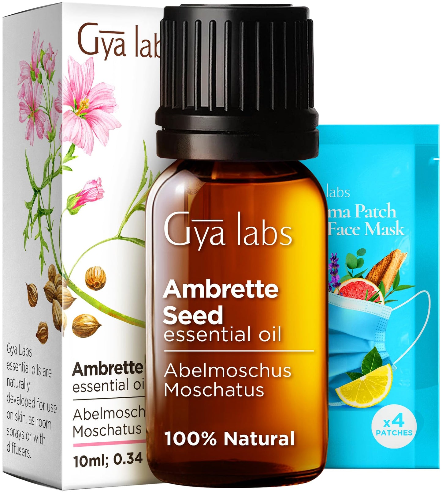 Gya Labs Frankincense Essential Oil for Face - 0.34 Fl Oz - 100% Pure Natural Frankincense Oil for Skin, Body Massages & Candle Making - Premium Grade for Wellness & Comfort - Woody & Calming Scent