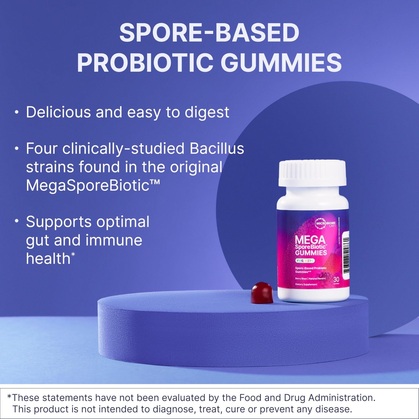 Microbiome Labs MegaSporeBiotic Probiotics for Women & Men - Spore Based Probiotics for Digestive Health - Shelf Stable & Travel-Friendly (60 Capsules) - Nirvana Guru