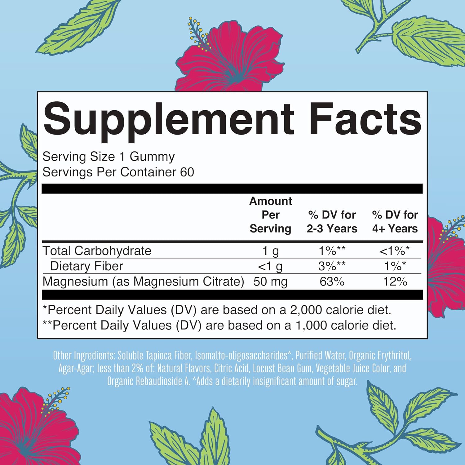 MaryRuth Organics Kids Magnesium Citrate Gummies by MaryRuth's | 2 Month Supply | Sugar-Free | Calm Magnesium Gummies for Kids 2+ | Bone Health | Calcium Absorption | Vegan | 60 Count - Nirvana Guru