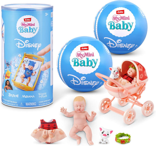 Mini Brands Home Books My Mini Baby Disney Mystery Capsule Toy Bundle Mini Brand