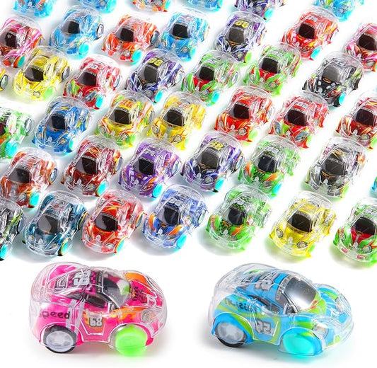 50 Pcs Mini Pull Back Cars Set, Pull Back Racing Vehicles for Kids Toddlers, Bulk Toys Party Favors Treasure Box, Classroom Prizes, Pinata Fillers,Goodie Bag Stuffers for Boys Girls nirvanaguru