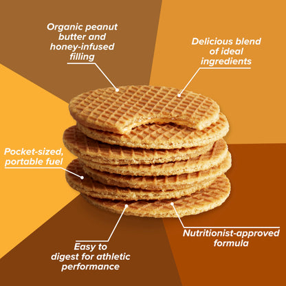 Honey Stinger Organic Honey Waffle Energy Stroopwafel for Exercise, Endurance and Performance Sports Nutrition for Home & Gym, Pre and Post Workout Box of 16 Waffles, 16.96 Ounce (Pack of 16)
