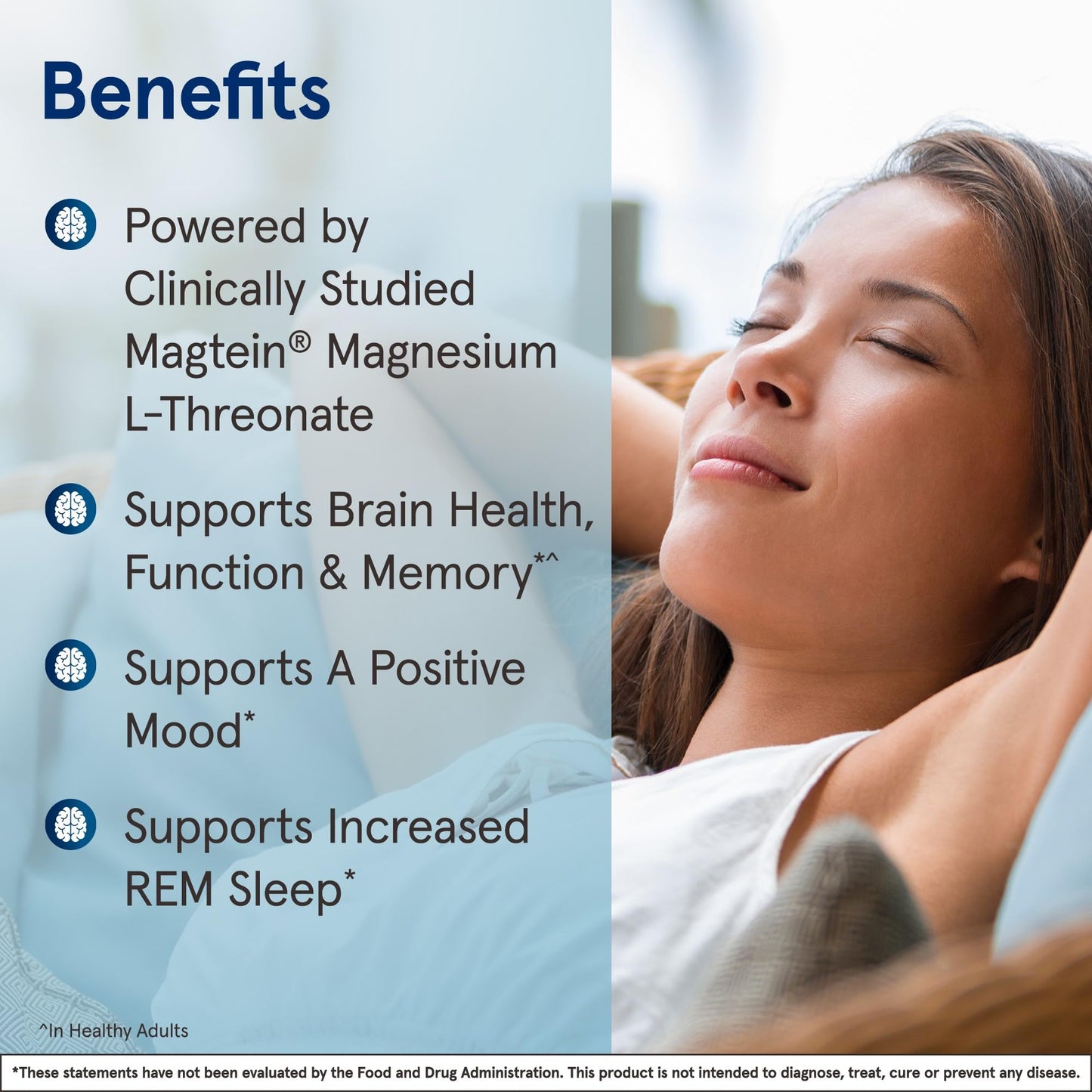 Jarrow Formulas Magnesium L-Threonate, MagMind Magtein Brain Supplements for Memory Support, 90 Veggie Capsules, Up to a 30 Day Supply - Nirvana Guru