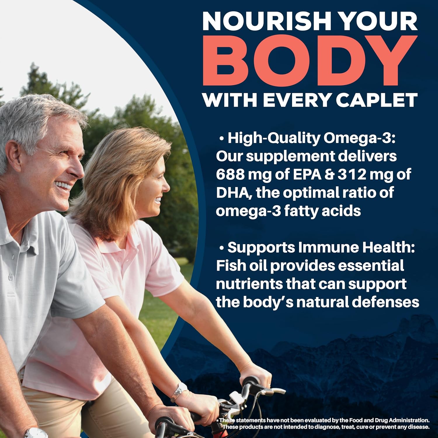 Ayush Herbs High Omega 3 - Omega 3 Fish Oil, 1000mg Per Capsule, EPA & DHA Fish Oil Supplement for Women & Men, Natural Lemon Flavor - 60 Softgel Capsules (1 Count) Nirvana Guru