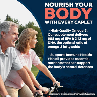 Ayush Herbs High Omega 3 - Omega 3 Fish Oil, 1000mg Per Capsule, EPA & DHA Fish Oil Supplement for Women & Men, Natural Lemon Flavor - 60 Softgel Capsules (1 Count) Nirvana Guru