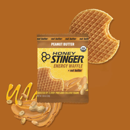 Honey Stinger Organic Honey Waffle Energy Stroopwafel for Exercise, Endurance and Performance Sports Nutrition for Home & Gym, Pre and Post Workout Box of 16 Waffles, 16.96 Ounce (Pack of 16)