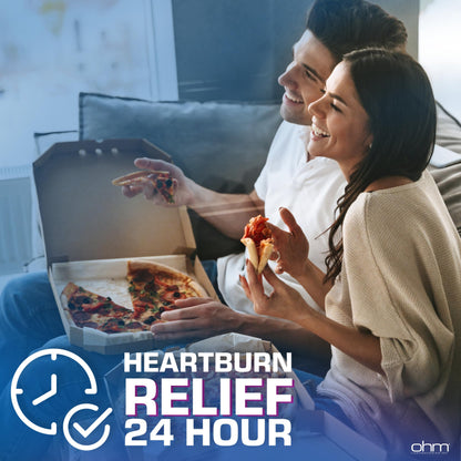 Ohm Omeprazole Delayed-Release Tablets, 20mg Acid Reducer, Treats Frequent Heartburn (2 Weeks of Supply, 14, Count)