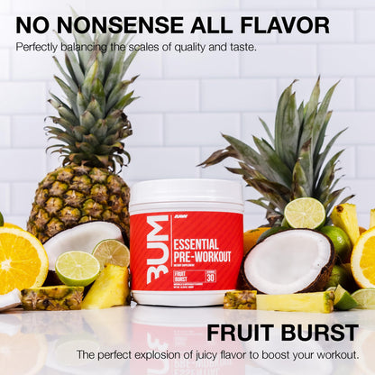 RAW Nutrition - Essential Pre - Chris Bumstead Pre Workout Formula, Sports Nutrition Pre-Workout Powders | Men & Womens Drink, Energy Powder for Working Out (Peach Mango)