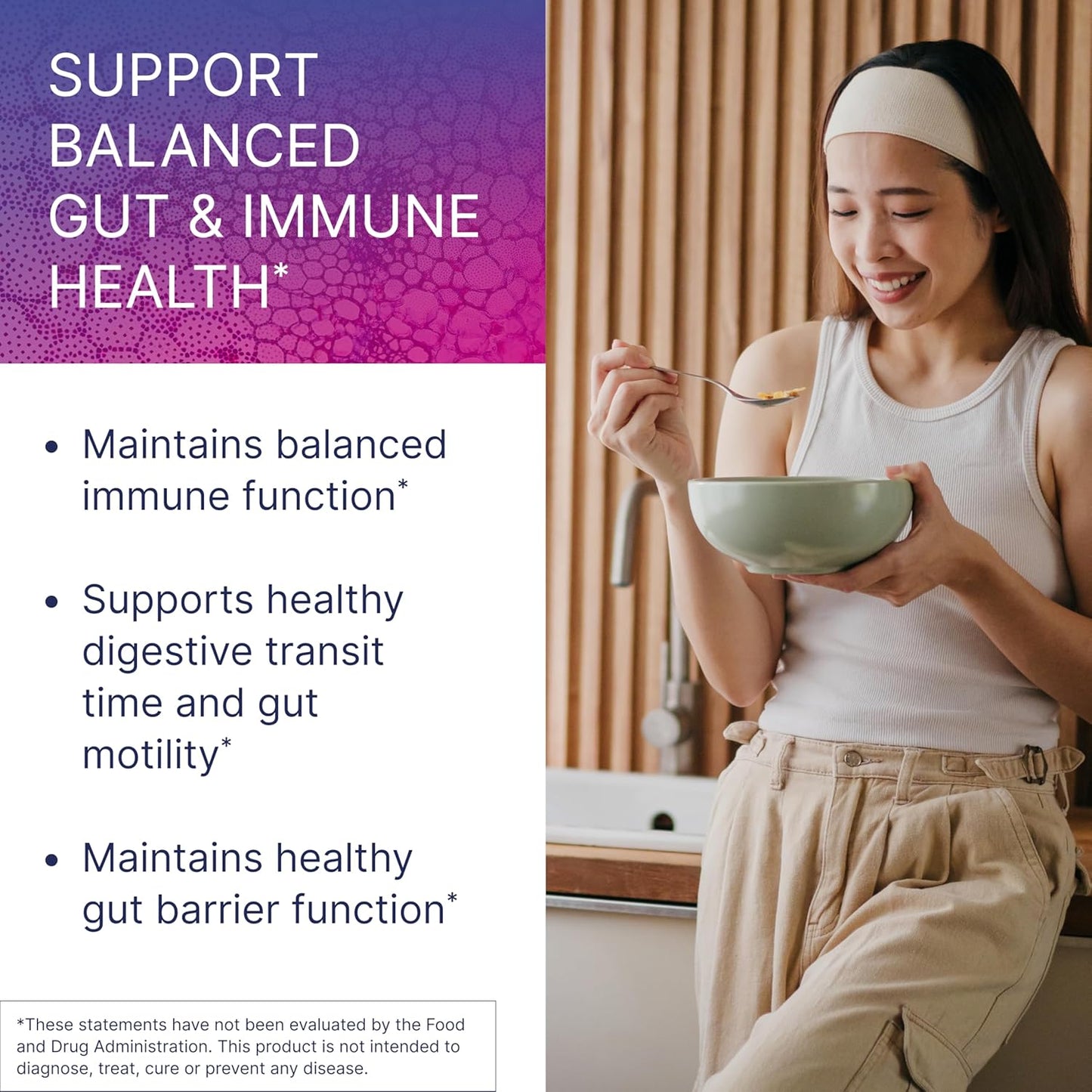 Microbiome Labs HU58 Bacillus Subtilis Probiotics for Women and Men - High Potency Spore Probiotic for Digestive Health & Immune Support - Daily Capsules with 10 Billion CFU (60 Capsules) - Nirvana Guru