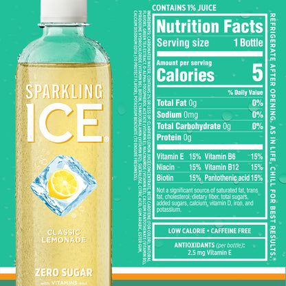Sparkling Ice Purple Variety Pack, Flavored Water, Zero Sugar, with Vitamins and Antioxidants, 17 fl oz, 12 count (Black Raspberry, Cherry Limeade, Orange Mango, Kiwi Strawberry)
