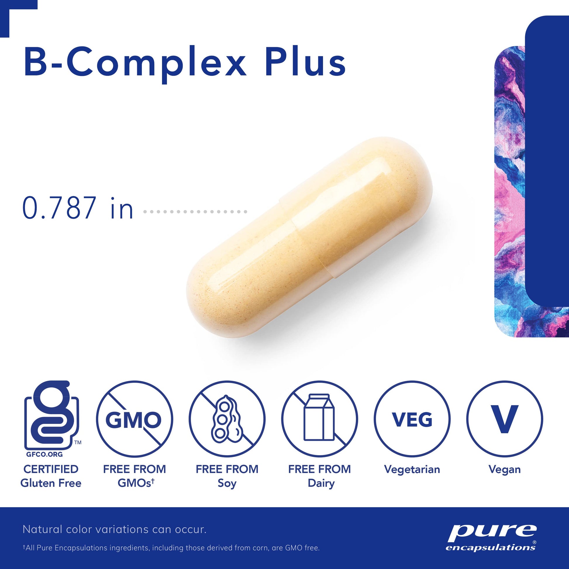 Pure Encapsulations B-Complex Plus - B Vitamins Supplement to Support Neurological Health, Cardiovascular Health, Energy Levels & Nervous System Support* - with Vitamin B12 & More - 120 Capsules Nirvana Guru