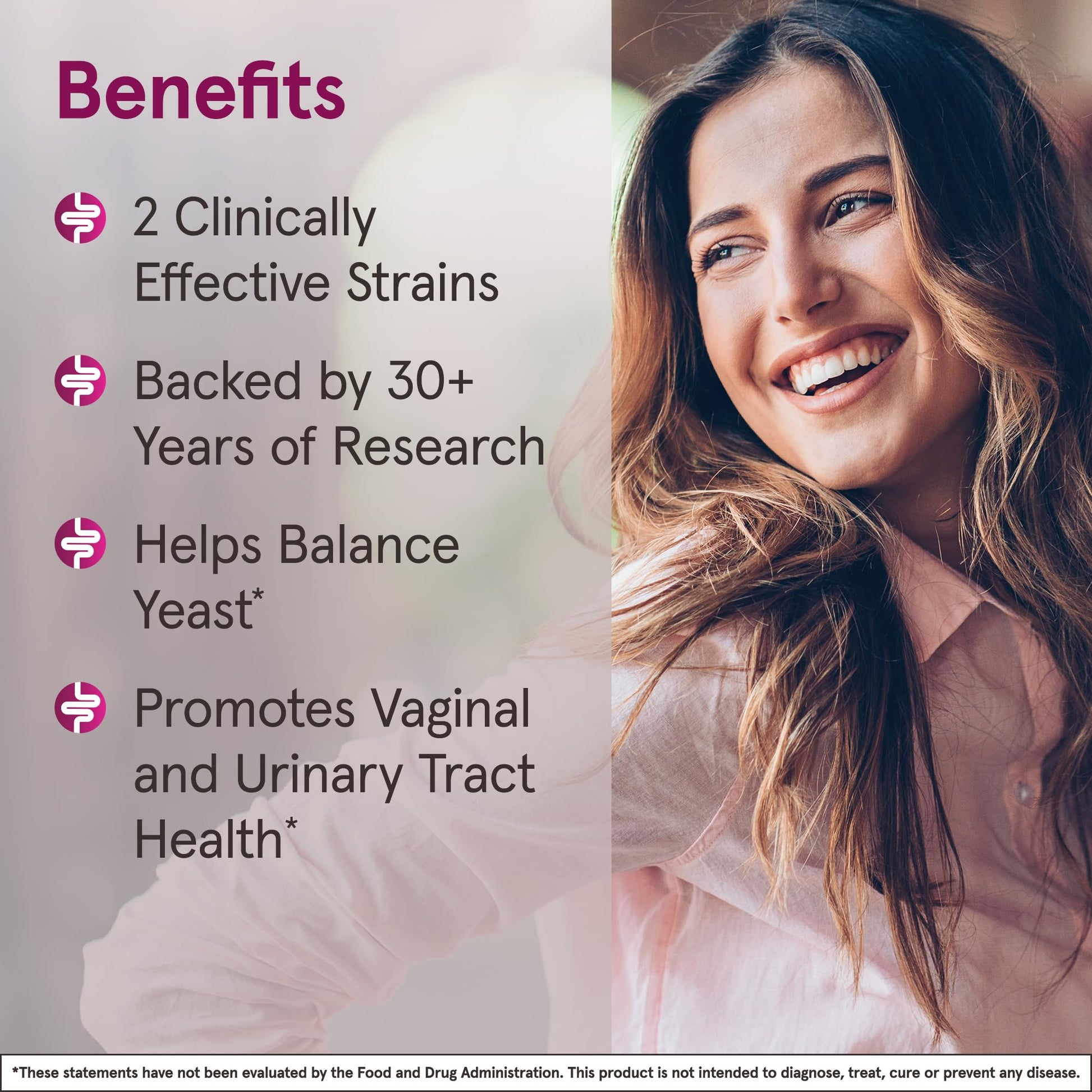 Jarrow Formulas Fem-Dophilus Probiotics 1 Billion CFU With 2 Clinically Effective Strains, Dietary Supplement for Vaginal Health and Urinary Tract Health, 60 Veggie Capsules, 60 Day Supply - Nirvana Guru