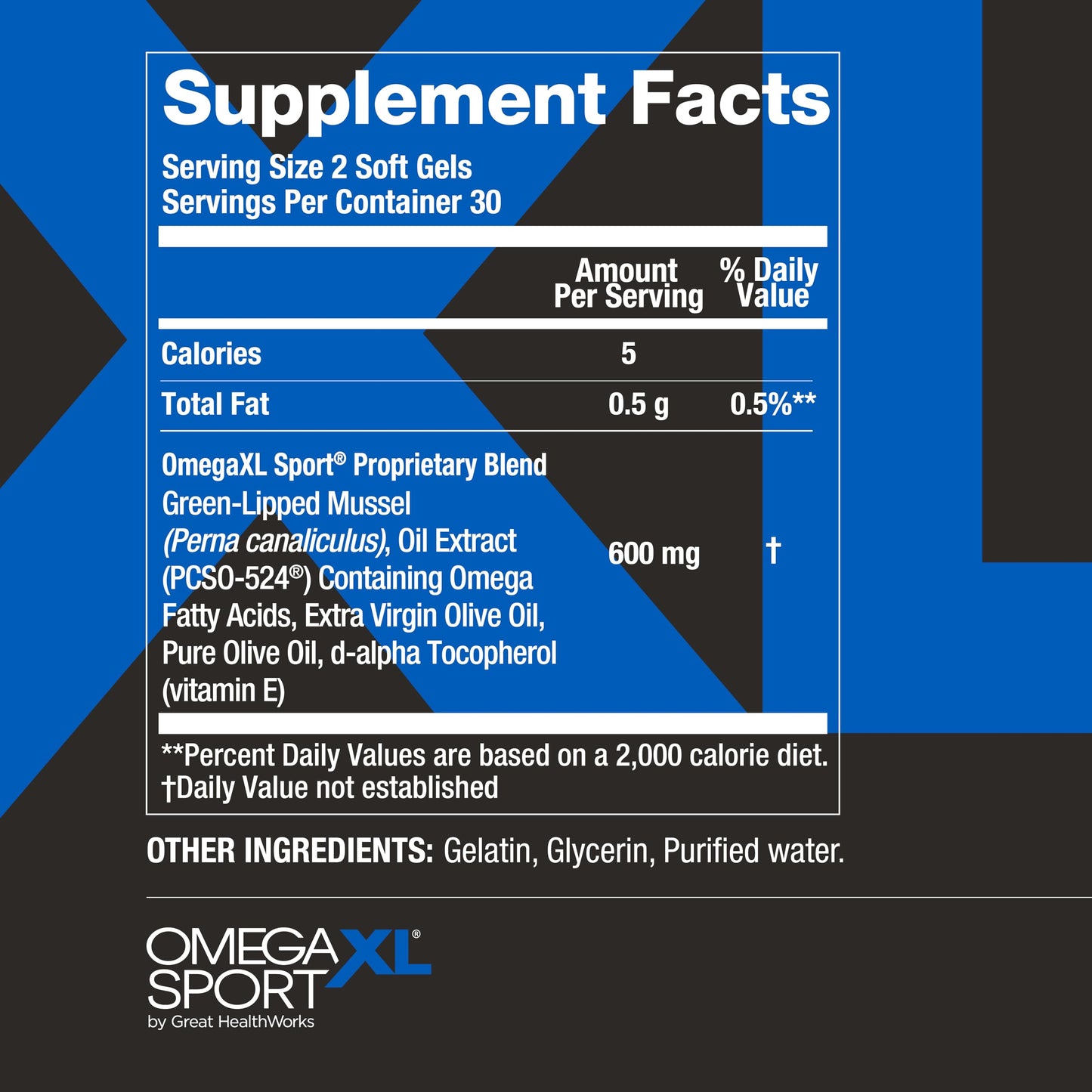 OmegaXL Joint Support Supplement - Natural Muscle Support, Green Lipped Mussel Oil, Soft Gel Pills, Drug-Free, 120 Count Nirvana Guru