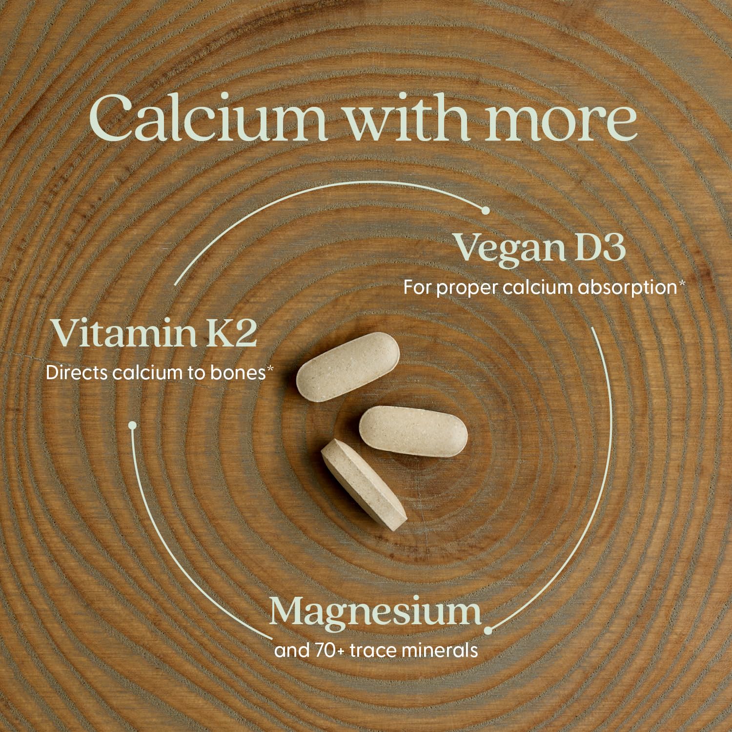 New Chapter Calcium Supplement - Bone Strength Organic Calcium with Magnesium, Vitamin D3+K2, 70+ Trace Minerals for Bone Health, Gluten Free, Easy to Swallow Slim Tablets - 120 Count Nirvana Guru
