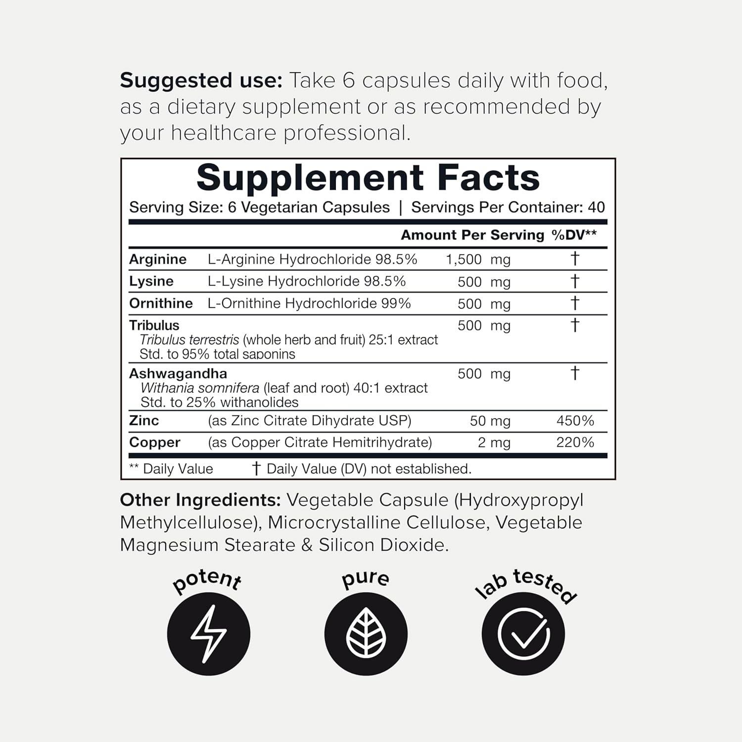 HGH Supplements for Men & Women (240 Count) 3,550mg+ Support Muscle Growth & Healthy Levels of Human Growth Hormone for Men, with High-Purity Arginine, Ornithine, Lysine, Tribulus, and Ashwagandha TQ Nirvana Guru