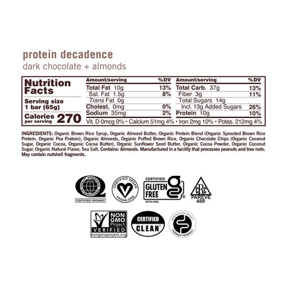 Gomacro, Nutrition Bar Oatmeal Chocolate Chip Organic 12 Count, 2.3 Ounce