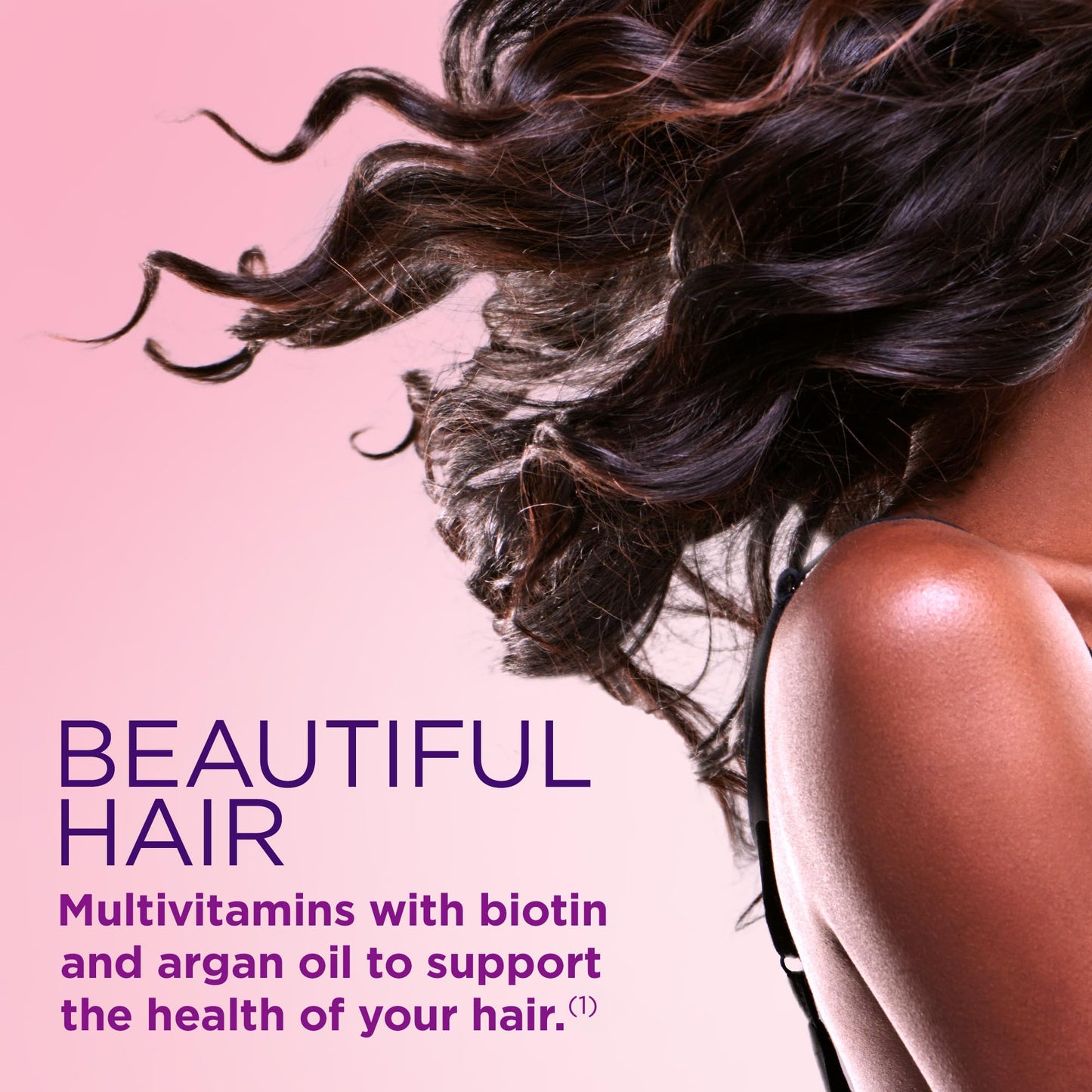 Nature's Bounty Advanced Hair, Skin & Nails, Argan-Infused Vitamin Supplement with Biotin and Hyaluronic Acid, 150 Rapid Release Softgels, 50 Total Servings