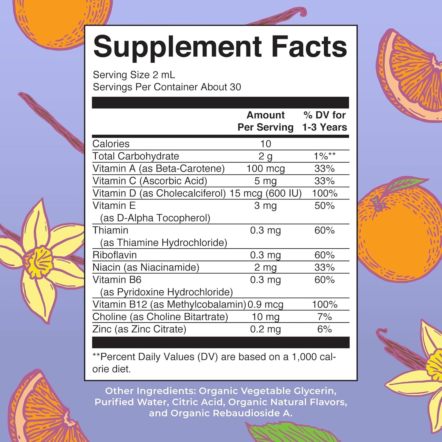 MaryRuth Organics Kids Multivitamin for Toddlers | USDA Organic | Toddler Vitamins Liquid Drops for Kids Ages 1-3 | Toddler Immune Support & Overall Wellness | Vegan | Non-GMO | Gluten Free | 2 Fl Oz - Nirvana Guru