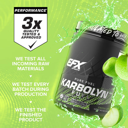 EFX Sports Karbolyn Fuel | Fast-Absorbing Carbohydrate Powder | Carb Load, Sustained Energy, Quick Recovery | Stimulant Free | 39 Servings (Neutral) Nirvana Guru